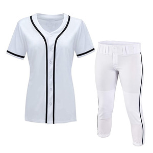 Uniforme de softball 100 % polyester, écologique, léger, personnalisable, pour femmes, de haute qualité et respirant - Product Image 1