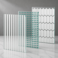 Verre feuilleté trempé décoratif intérieur en sérigraphie, motifs et couleurs sur mesure pour cloisons de bureau
