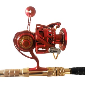 Très bas <span class=keywords><strong>prix</strong></span> basse or bow 1000 4000 10000 poignée bouton gravé moulinet de pêche avec double bobine électrique moulinets pour la pêche - Product Image 6