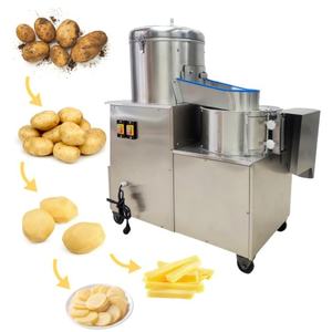 Máquina para Lavar, Pelar y Cortar Papas, Yuca y Batata, Máquina para Hacer Papas Fritas, Máquina para Lavar y Rebanar Papas en Venta - Product Image 2
