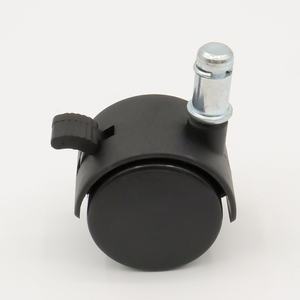 M11 * 22 Sicherungs rings tifte 1,5 \ "2 \" Schwarze Nylon-Kunststoff-Möbel rollen für Schränke Bewegliche Regale für das Essen im Badezimmer - Product Image 5