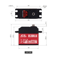 Servo Digital Programable B53BHLW con Engranaje de Acero Sin Escobillas, 0.090s, 31 Kg-cm, para Barcos RC 1/10