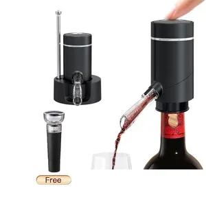 Bomba eléctrica de aireador y dispensador de vino, aireador de vino automático alimentado por batería, vertedor, decantador de vino inteligente de un botón