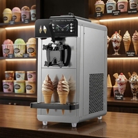 Machine à glaces molles automatique, machine à fabriquer des glaces à vendre