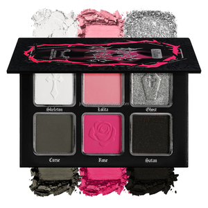 Palette de fards à paupières <span class=keywords><strong>Halloween</strong></span> hautement pigmentée, 6 couleurs, <span class=keywords><strong>gothique</strong></span>, <span class=keywords><strong>maquillage</strong></span>, palette de fards à paupières, estompable, vegan, mat, brillant - Product Image 1
