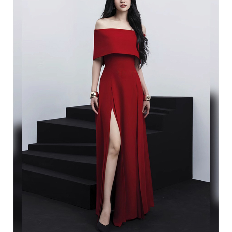 open lace back dress Red Tango Dress with Open Back and Side Slits 0x / As Pictured