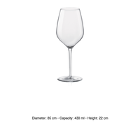 Verre moyen Bormioli Rocco Tre Sensi 43 cl H 22 cm Ø 8,5 cm