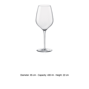 Vaso Mediano Bormioli Rocco Tre Sensi 43 cl, Altura 22 cm, Diámetro 8.5 cm - Product Image 3