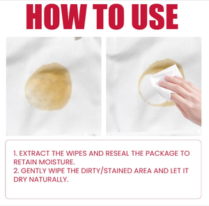 Lingettes nettoyantes instantanées portables pour vêtements, pour les taches <span class=keywords><strong>de</strong></span> graisse, <span class=keywords><strong>de</strong></span> café et <span class=keywords><strong>de</strong></span> vin - Lingettes humides <span class=keywords><strong>de</strong></span> nettoyage pour le linge en voyage - Product Image 6