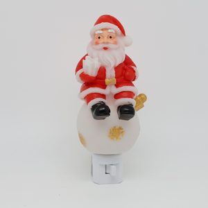 <span class=keywords><strong>Veilleuse</strong></span> LED à brancher 360° avec Père Noël sur <span class=keywords><strong>boule</strong></span> de <span class=keywords><strong>neige</strong></span>, directement de l'usine, OEM ° Lampe de nuit à lumière douce et chaude avec prise rotative, cadeau, vente en gros - Product Image 5
