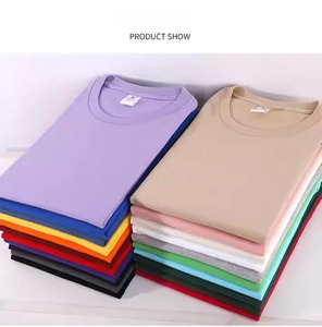 T-shirt 100% coton de haute qualité avec impression de logo personnalisé décontracté court respirant et pleine grandeur expédition rapide - Product Image 3