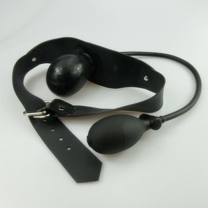 Giochi per adulti <span class=keywords><strong>Sex</strong></span> Slave Gag bocca aperta Gag lattice nero bocca morbida sfera di dilatazione giocattoli del sesso per coppie palla gonfiabile bocca - Product Image 6