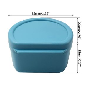 Boîte de rangement pour appareils dentaires, pour trempage et nettoyage, appareils orthodontiques portables - Product Image 6
