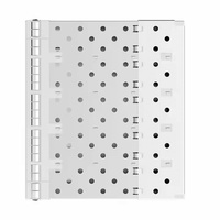 TE Compatible 200P Press-Fit 2x5 EMI Blindado SFP + Jaula con tubo de luz Agujero pasante Equipo de fibra óptica