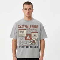 T-shirt à manches courtes pour homme de haute qualité, col rond, délavé à l'acide, design personnalisé OEM, impression DTG, style vintage streetwear