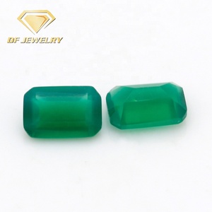 Di alta qualità della <span class=keywords><strong>pietra</strong></span> preziosa naturale taglio smeraldo <span class=keywords><strong>agata</strong></span> <span class=keywords><strong>verde</strong></span> <span class=keywords><strong>pietra</strong></span> - Product Image 2