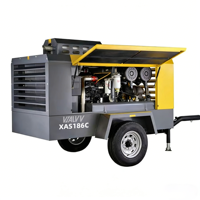 XAS186C compresseur d'air Atlas Copco cummings moteur diesel 7bar 100Psi 400cfm Atlas copco industrial compresseur d'air Atlas Copco
