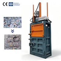 Presse à balles hydraulique verticale 30T pour bouteilles en plastique PET, recyclage de déchets plastiques et compacteur