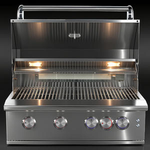 304 स्टेनलेस स्टील आउटडोर रसोई घर आंगन गार्डन पार्टी गैस lpg bg bq <span class=keywords><strong>4</strong></span> बर्नर ग्रिल - Product Image 4