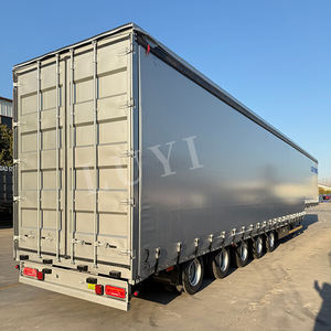 Mejor Precio, Semirremolque de 5 Ejes con Suspensión Neumática, Remolque de Cortina Lateral, Remolque de Cortina Enrollable en Venta - Product Image 3