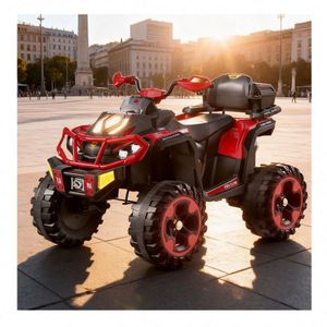 TOYSRUNNER MS-08X Electric Double Drive 4-<b>Wheel</b> Ride-On Car Full Range Audio Module USB MP3 Quick Start 12V Battery 5-7 Years - Product Image 1