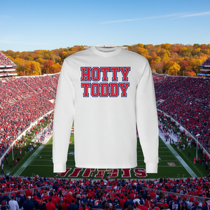 T-shirt à manches longues Hotty Toddy Bold Univ Font pour les fans d'Ole Miss - Product Image 3