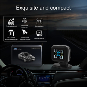 High Quality Car <b>TPMS</b> Tire Safety Monitoring System With USB Port Cigarette LCD Display <b>TPMS</b> External Sensor - Product Image 4