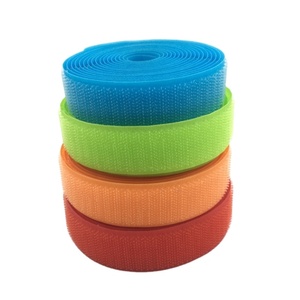 Durable Velcroes Sew-On Tape High Quality Nylon Colorful Fastener Strap Reusable Hook and Loop <b>Sewing</b> Tape - Product Image 1