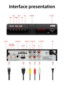 DVB-T2 Tdt Receiver Set Top Box Nâng Cấp Phần Mềm Hỗ Trợ Đa-Ngôn Ngữ Tdt DVB-T2 <span class=keywords><strong>Colombia</strong></span> - Product Image 5
