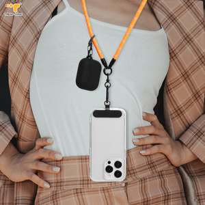 เคสโทรศัพท์มือถือแบบสะพายข้างสำหรับ <span class=keywords><strong>iPhone</strong></span> 15 PRO MAX 8มม. สายคล้องโพลีเอสเตอร์พร้อมที่ยึด airpods สำหรับแขวน - Product Image 2