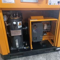 Mini compresseur d'air rotatif à vis stationnaire industriel monophasé 10HP 220V 60Hz avec onduleur VSD