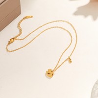 Collier Cheval du Zodiaque Chinois 2026 en Acier Inoxydable Plaqué Or 18 carats, Pendentif Cheval Porte-Bonheur pour Femme