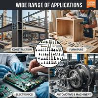 Vis autotaraudeuses micro de précision OEM personnalisées en acier inoxydable SS304, à tête fraisée Torx plate, M1.4 M2 M3, zinguées noires