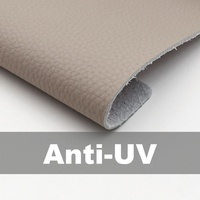 Cuero Sintético de Silicona con Textura de Litchi, Estampado y Grabado en Fábrica, Resistente a la Abrasión y al Agua, para Tapicería de Muebles, Sofás y Asientos de Auto