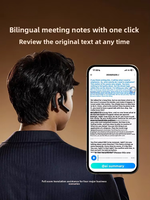 Casque de traduction Timekettle W4 Pro, interprétation simultanée, traduction en temps réel de conversations audio/vidéo, traduction intelligente