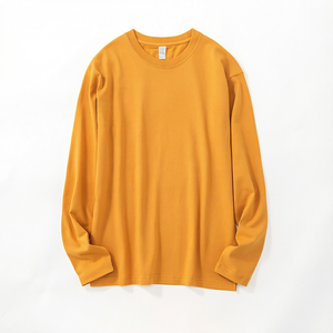 เสื้อยืดแขนยาว YLS1311 15 สี แบบเรียบง่าย สไตล์ลำลอง ผ้าถักเนื้อแน่น 230GSM ผ้าฝ้าย ทรงปกติ คอกลม - Product Image 1
