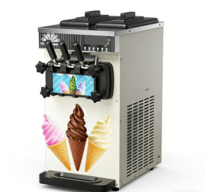 Máquina <span class=keywords><strong>de</strong></span> <span class=keywords><strong>Helado</strong></span> Suave Estilo McDonald's Alemana <span class=keywords><strong>de</strong></span> Acero Inoxidable para Mesa - Product Image 1