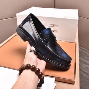 Chaussures en cuir véritable pour hommes de qualité supérieure, confortables, classiques, formelles, chaussures de créateur sur mesure - Product Image 3