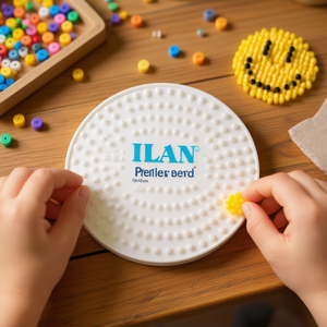 Tavola per Perler Beads ILAN 15x15cm, Superficie Rotonda per Stiratura per Progetti Creativi - Product Image 1