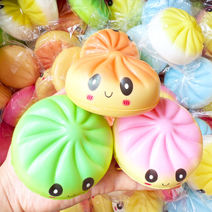 ของเล่นบีบคลายเครียดรูปติ่มซำน่ารักแปลกตา ทำจากวัสดุ PU สีสันหลากหลาย รูปทรงเสี่ยวหลงเปา เหมาะสำหรับเด็กอายุ 15 ปีขึ้นไป - Product Image 3