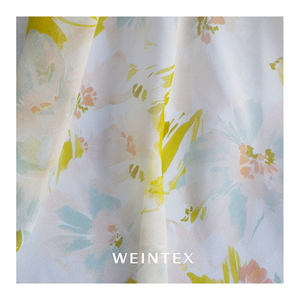 Z0108 Hot Bán Ấn Độ Lụa Vải 100 Tinh Khiết Dệt 8Mm <span class=keywords><strong>Georgette</strong></span> In Với In Kỹ Thuật Số - Product Image 2