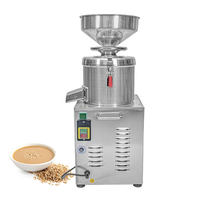 Machine commerciale entièrement automatique pour la fabrication de beurre de noix, de pâte d'arachide, de pâte de sésame et de tahini, broyeur et moulin colloïdal