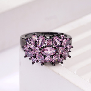 Anello Floreale Geometrico da Donna, Gioiello da Dito alla Moda, Dolce e Trendy - Product Image 4