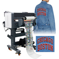Máquina de impresión de inyección de tinta Digital 3D sin polvo A3 12 13 pulgadas Xp600 I1600 I3200 cabeza DTF Uv transferencia pegatina impresora en camiseta