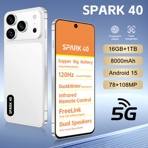 SPARK 40 Versione Globale Smartphone 5G <span class=keywords><strong>7</strong></span>.3" 8000mAh 78MP+108MP Sblocco con Face ID Telefono Sbloccato - Product Image 3
