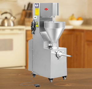 Machine à saucisses verticale mobile électrique avec roulettes pour un déplacement facile - Product Image 5