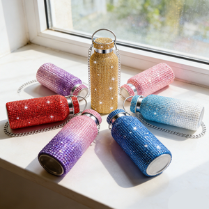 กระติกน้ำสแตนเลส 304 แบบมีไฟกระพริบ สำหรับสาวๆ ของขวัญเปิดเทอม - Product Image 4