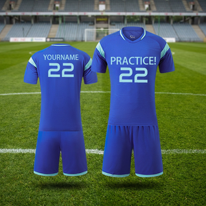 Uniforme de Fútbol Personalizado al por Mayor para Hombre, Conjunto Completo, Camisetas de Fútbol con Diseño Personalizable y Sublimación - Product Image 1