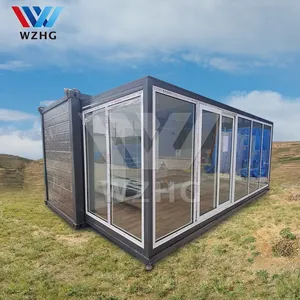 Portable Mobile Expandable Fully Furnished Storage Hwz Group Prefab Homes Slide Out Container House For Sale