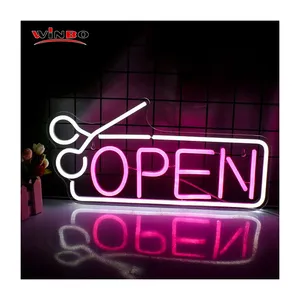 Dropshipping Free Design Custom Led Neon Light Name Custom Drop Shipping Open Advertisement Board Neon Sign